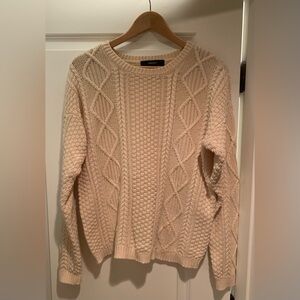 Size Large cream color sweater